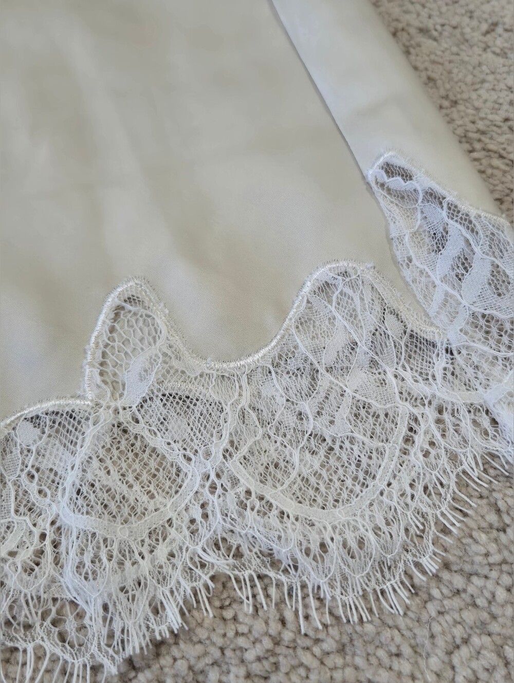 H&M Lace Midi Trimmed Slip Skirt - Picture 7 of 9
